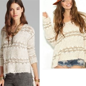 Free People Linus Stripe Pullover